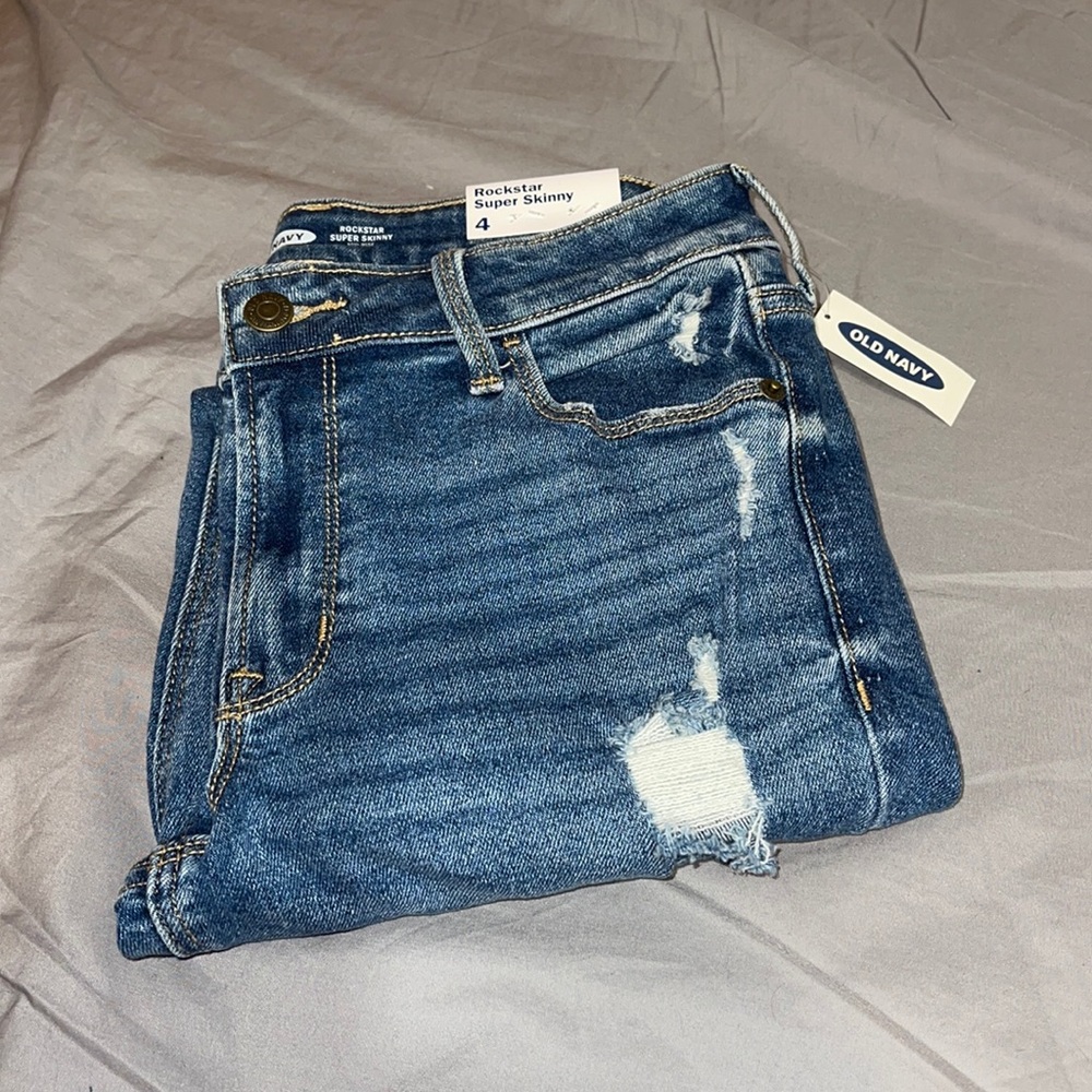 Old navy rockstar super skinny jeans